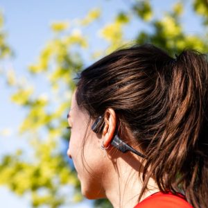 hardlopen met koptelefoon